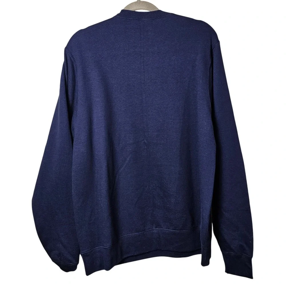 Port & Company Navy‎ Blue Pickleball Graphic Sweatshirt Pullover Long Sleeve Med - Picture 2 of 4
